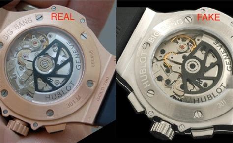 how to spot a fake vs real hublot watch|hublot knockoff watches.